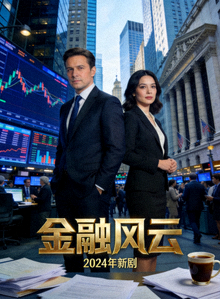 美剧《金融风云》海报，商战剧情题材，2024年新剧